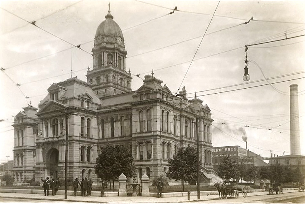 The Muncie, Indiana courthouse
